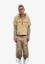 Khaki Running Capris