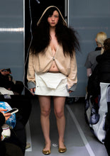 Wrap-Zip Hoodie - Beige
