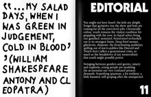 SPIKE ISSUE 86 (Winter 2025/26): Salad Days