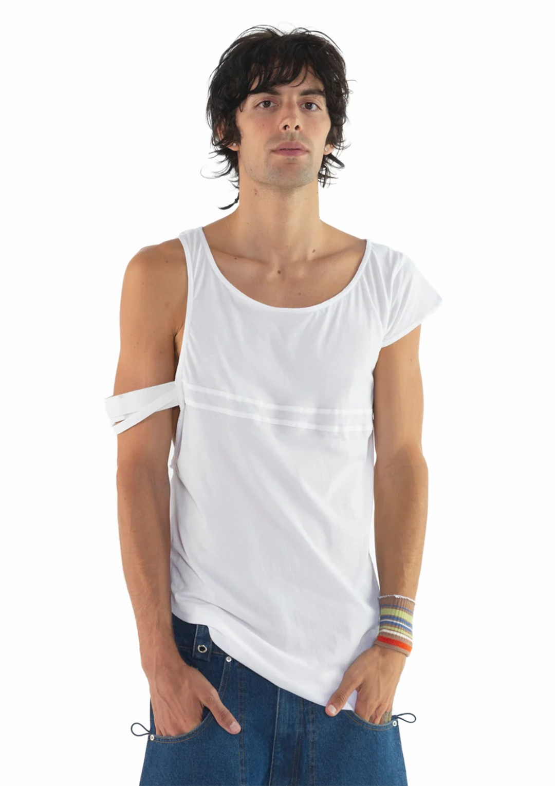 Slip Double Neck Dress
