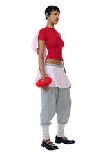 Double T-shirt - Red/Pink