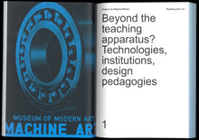 Schools of Departure No. 4 Pedagogies of Machine Learning