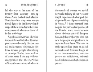 F Letter – New Russian Feminist Poetry