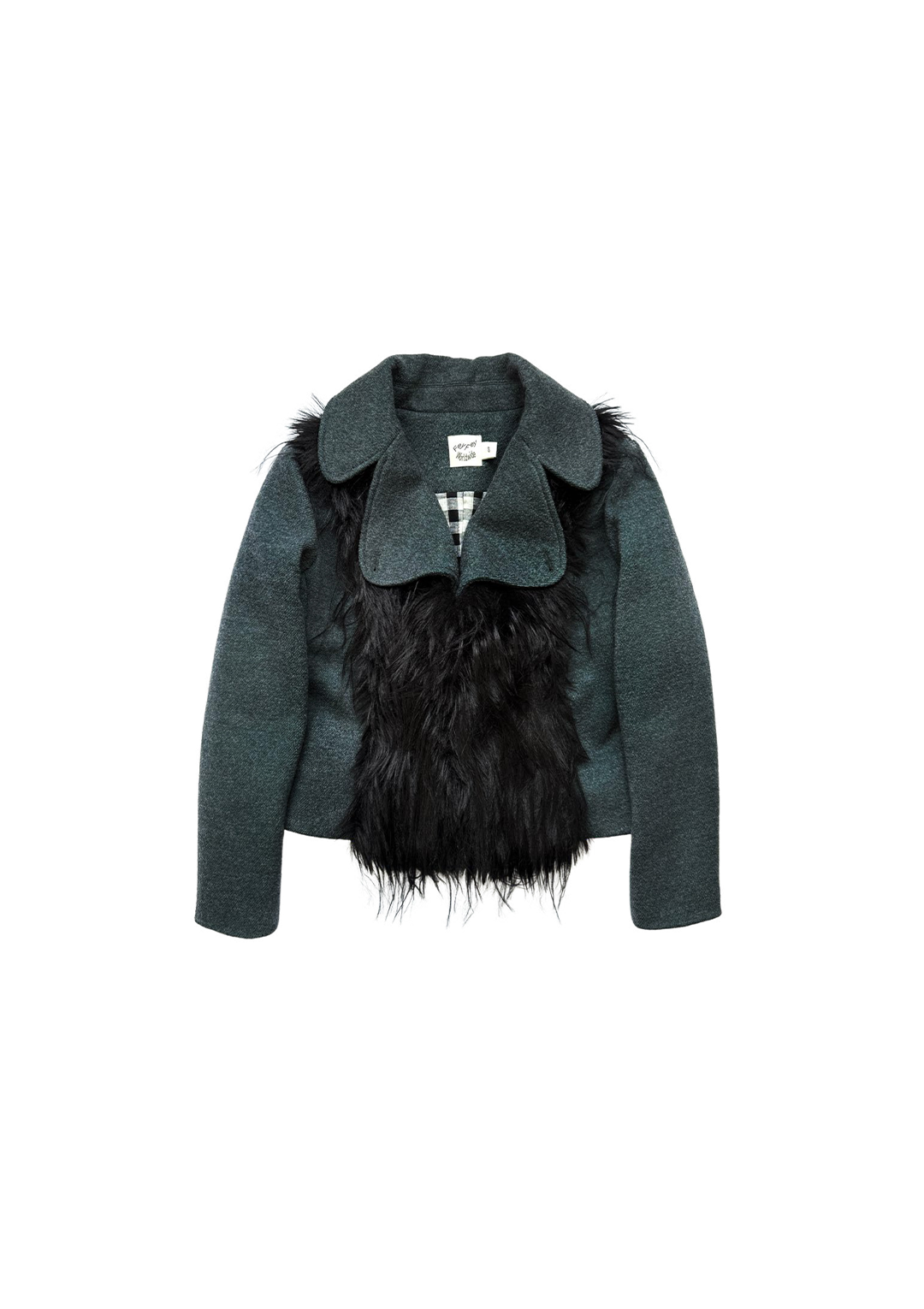 SHADOWY FUR BLAZER