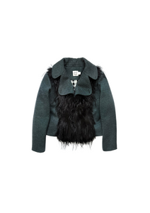 SHADOWY FUR BLAZER