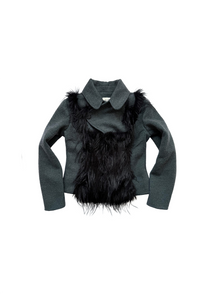 SHADOWY FUR BLAZER