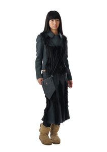SHADOWY FUR BLAZER