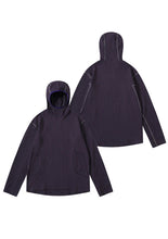 Lightweight Waffle Hoodie - Dark Purple