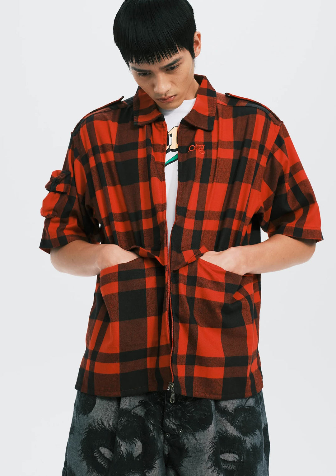 (nu-S15) Zine Zip Shirt