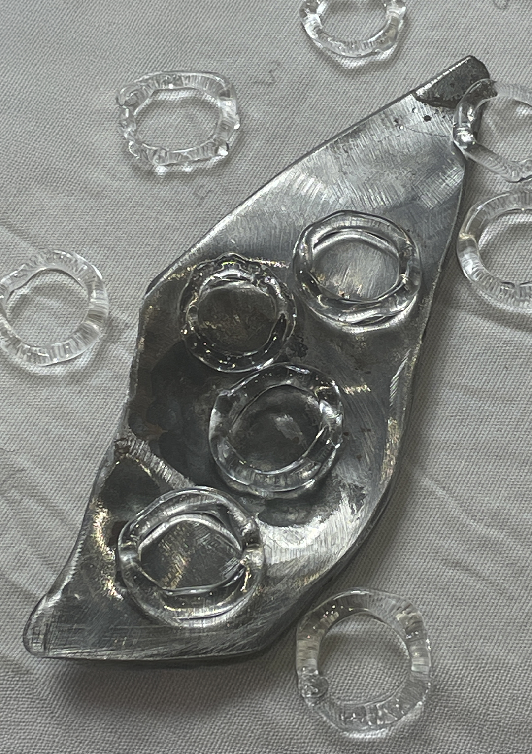 Ring 000031(simple clear rings)