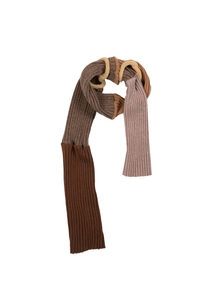 Bamboo Knit Scarf - Brown