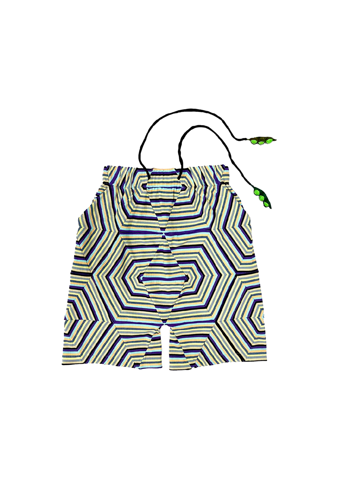 Turtle Shell Patchwork Shorts