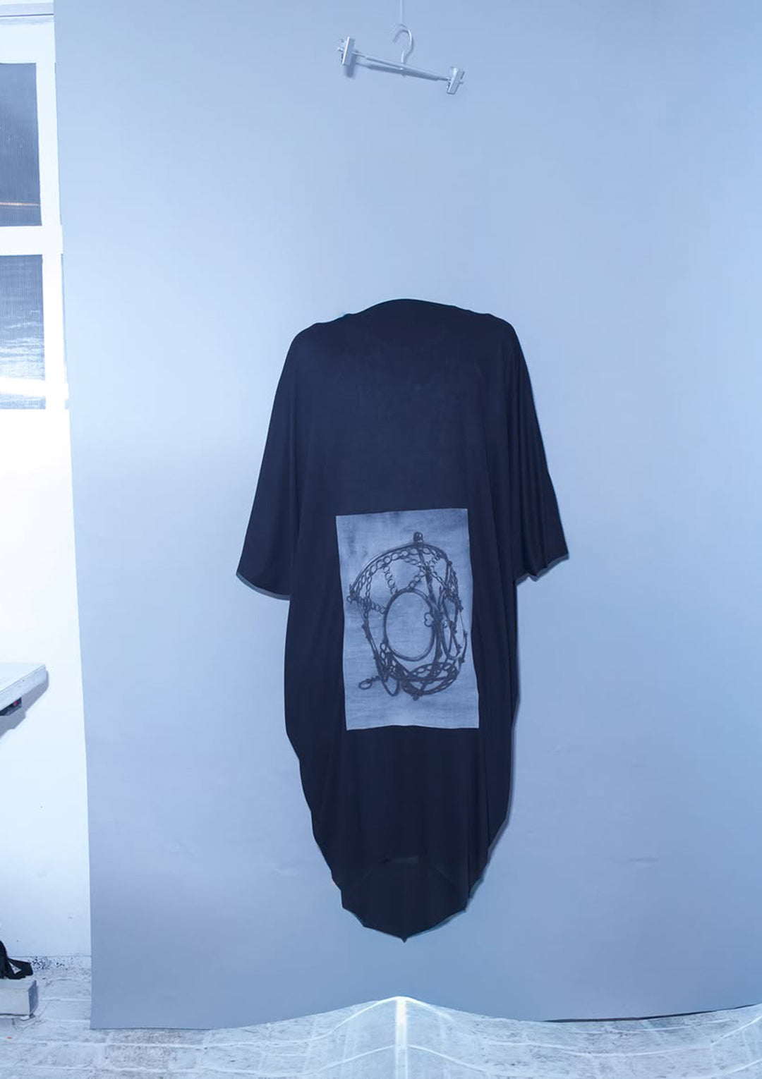 black t-dress
