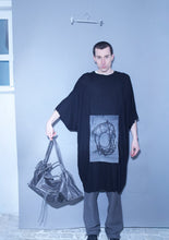 black t-dress
