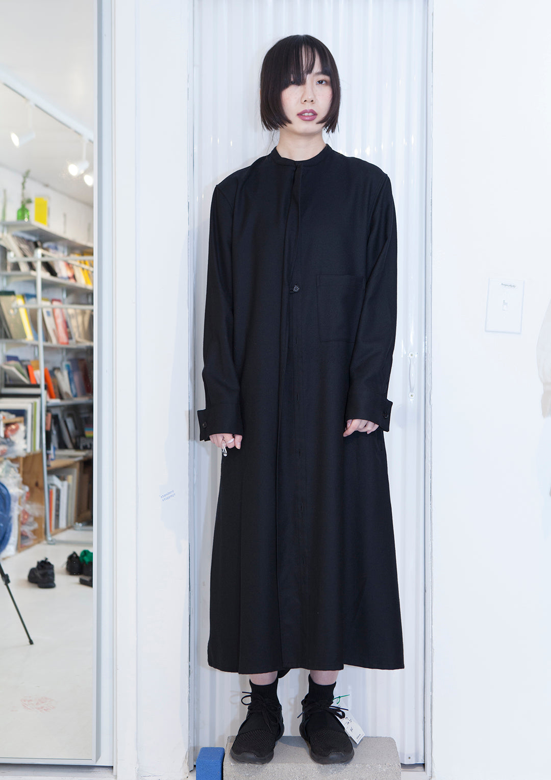 Yohji Yamamoto Dripping Back Cut Robe