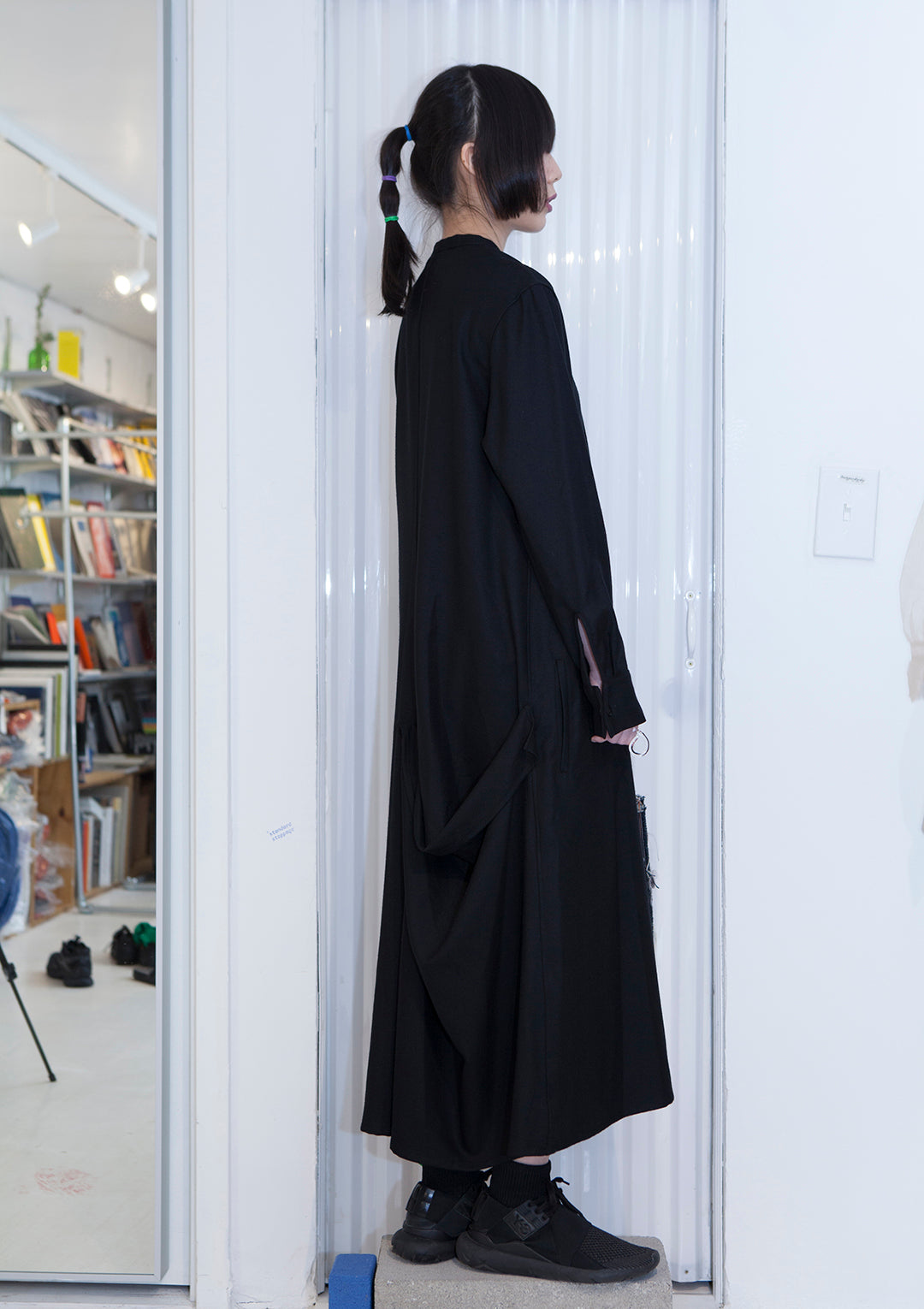 Yohji Yamamoto Dripping Back Cut Robe