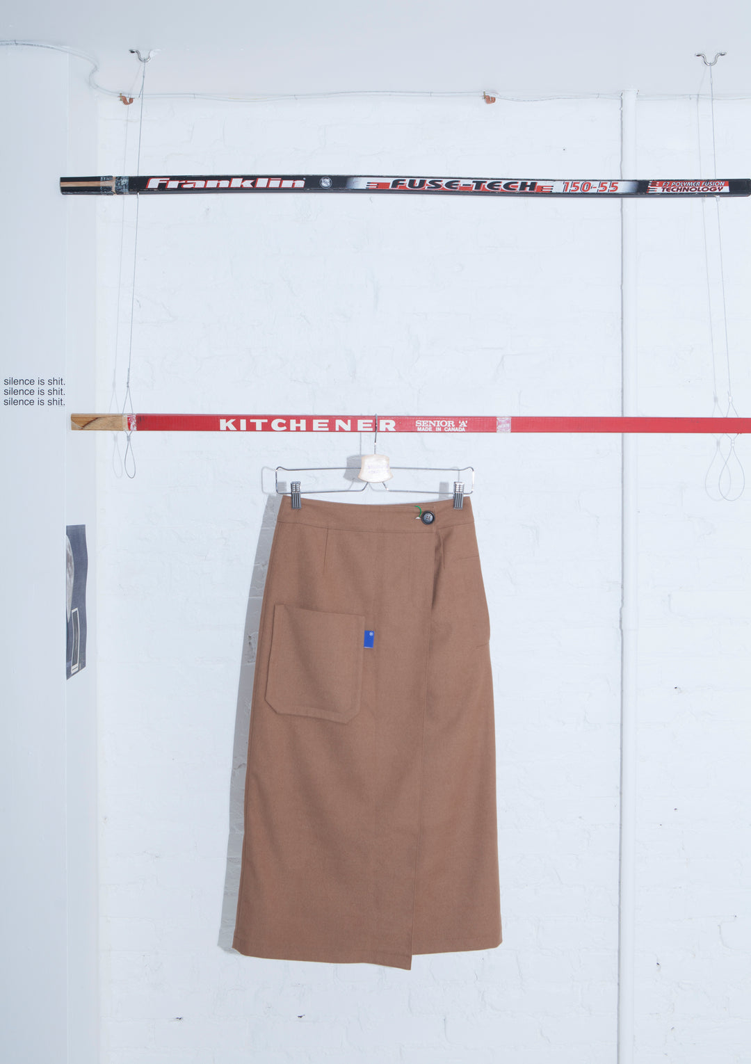 ADER Error Wool Blended Wrap Skirt
