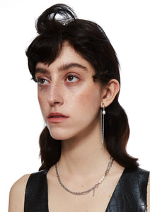Pearl tassel-style earrings (single)