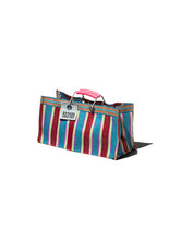 Recycled Plastic Stripe Bag - Wide