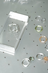 Glass Orb Ring - Clear