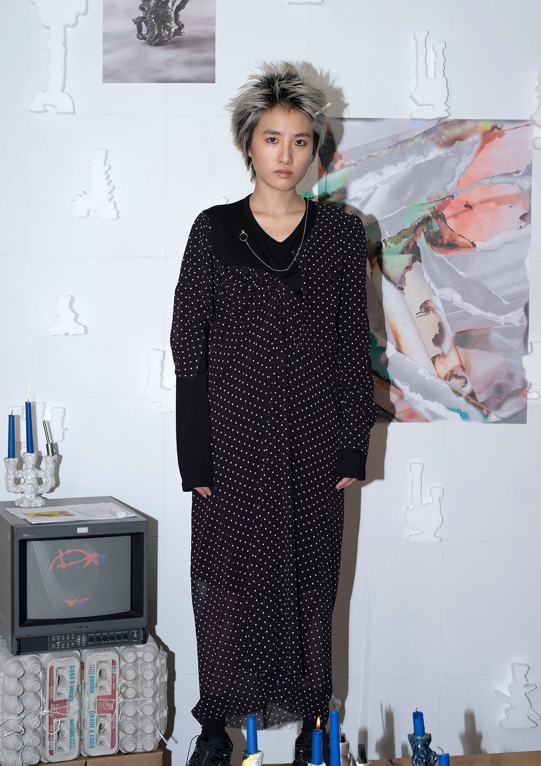 JUNYA WATANABE COMME des GARÇONS Vintage 2012 Polka Dot Dress