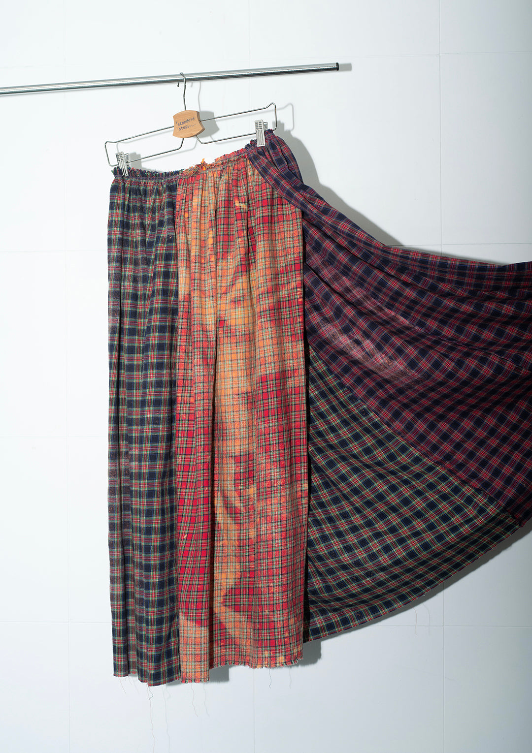 Flannel Patchwork Skirt