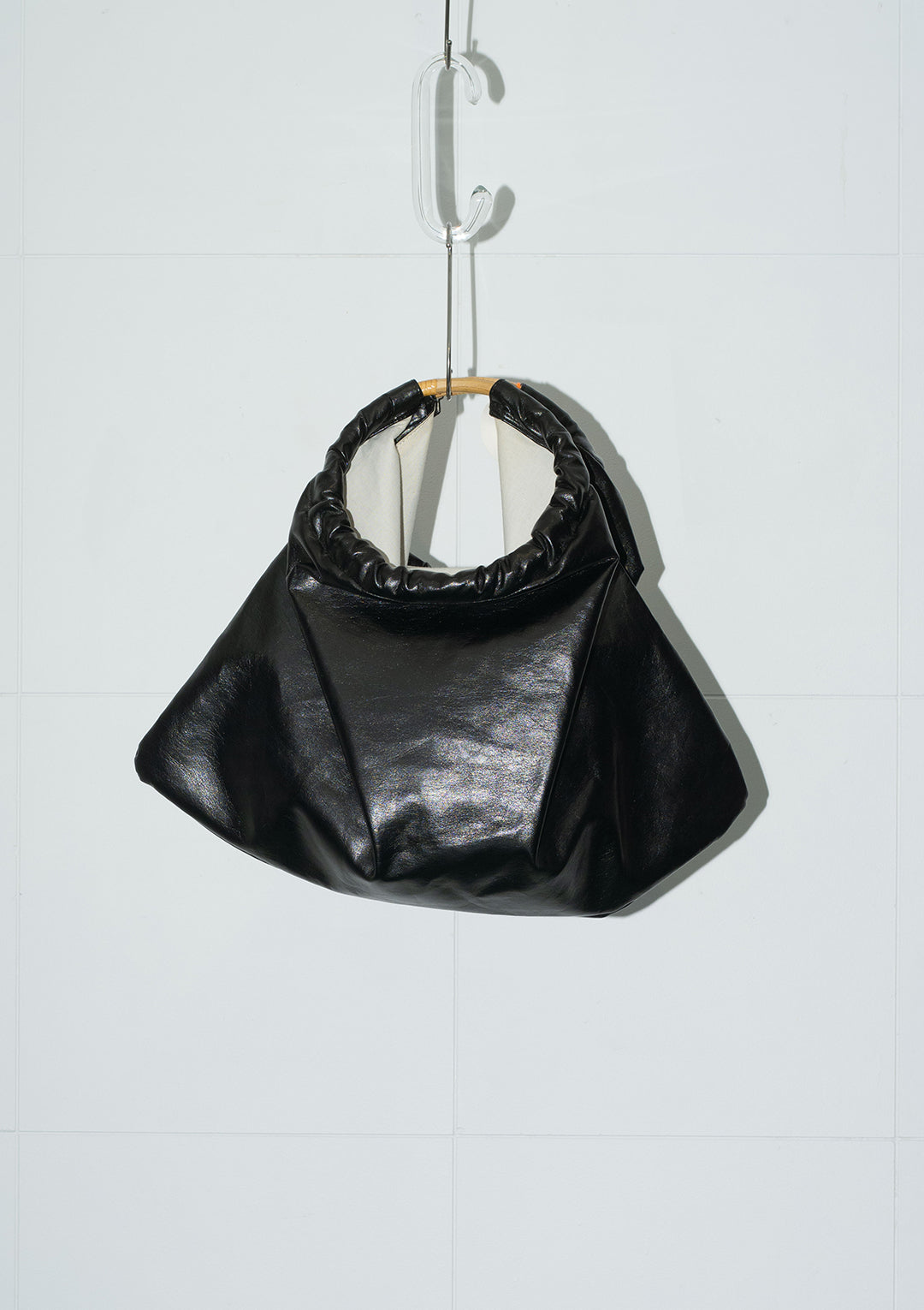 BLACK Comme des Garçons Leather Handbag