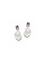 Big Diamond Water Droplet Earrings