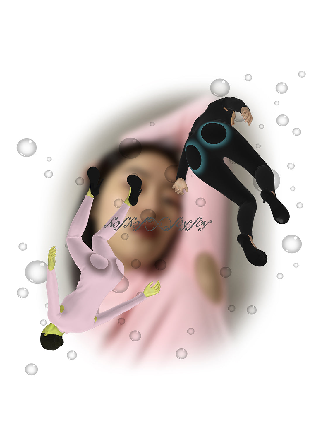 (Pre-Order) BLACK / PINK SENSE INNERWEAR SET