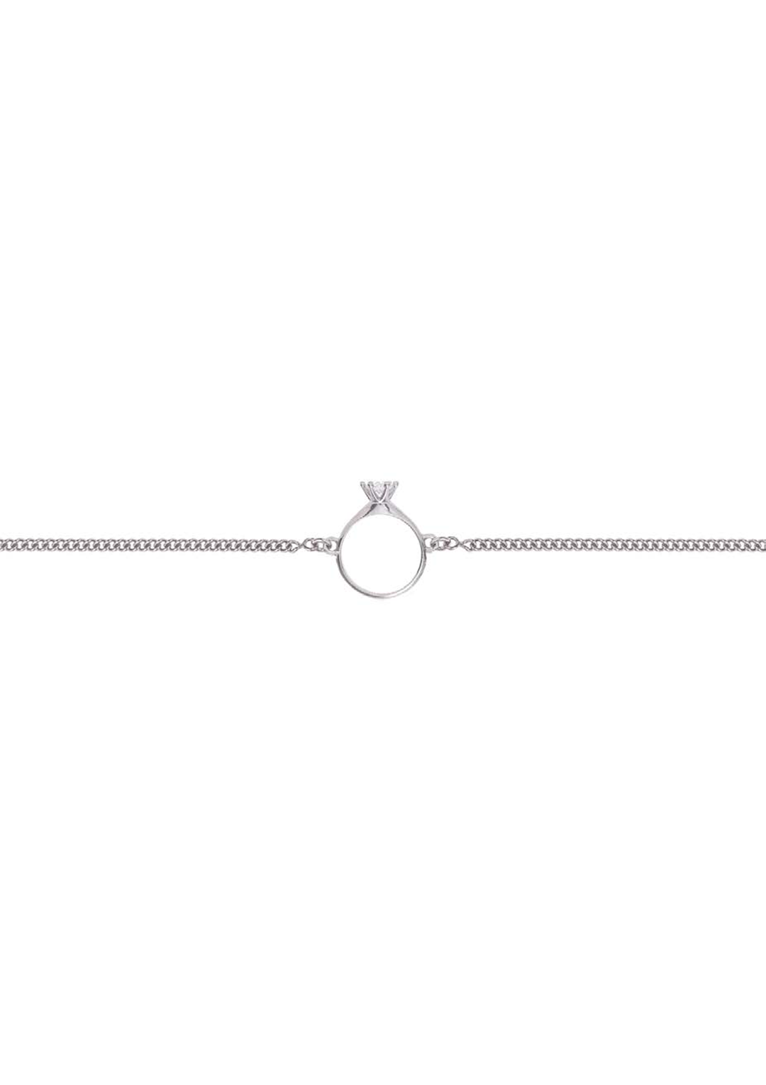 SOLITAIRE RING BELLY CHAIN